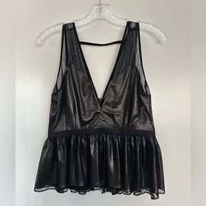 Express top Size 8. Black/chrome. Great condition